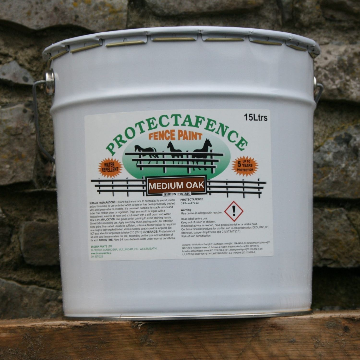 Protect-A-Fence 15L Medium Oak